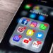 Social media on an iphone
